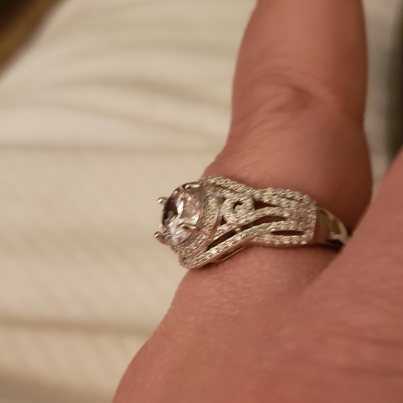 Sz 9, White Cubic Zirconia Rhodium Over Sterling Silver Ring 4.72ctw, NWT - Picture 13 of 15